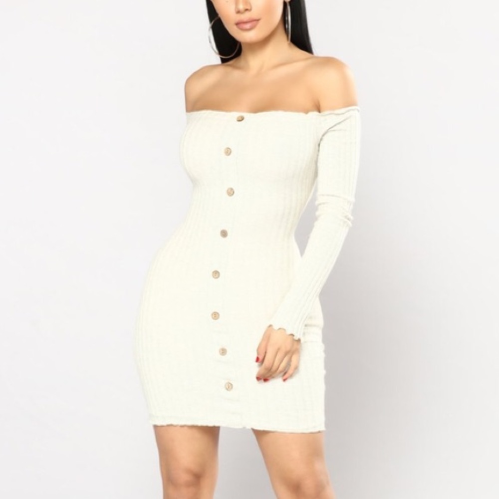 Fashion Nova off shoulder dress